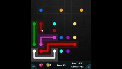 9 × 9 MANIA LEVEL 13 - FLOW GAME ON FACEBOOK Connect the dots