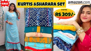 AMAZON KURTI  & SET HAUL | FESTIVE KURTI HAUL | AMAZON PRIME SALE 2020 | DESIGNER KURTIS ONLINE |