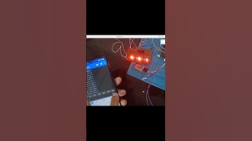 Use Bluetooth of smartphone to turn on/off LEDs. #iot #coding #pic16f877a