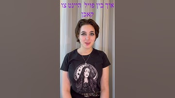 Thumbnail of Let’s speak Yiddish! Word of the day day 102 #yiddish#yiddishlanguage#shorts#wordoftheday#יידיש