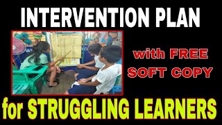 INTERVENTION PLAN FOR STRUGGLING LEARNERS