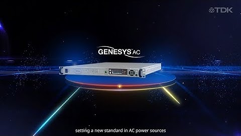 Introducing GENESYS™ AC Series by TDK-Lambda
