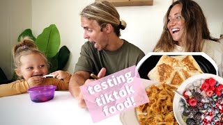 we only ate tiktok food today!