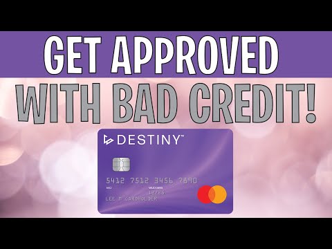 DESTINY CREDIT CARD - SOFT PULL! | VERY EASY APPROVAL: UNSECURED CREDIT CARD FOR BAD CREDIT | TIGGIO