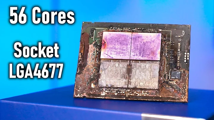 未公開の56コアIntel CPUをデリディング - Sapphire Rapids Xeon