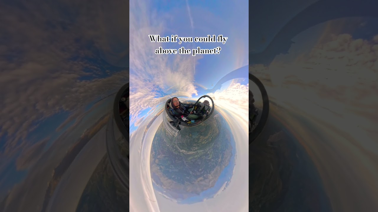 Flying over planet Earth 🌍✈️ | Glider above the world | 