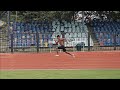 40m block start acceleration  slow motion  100m 