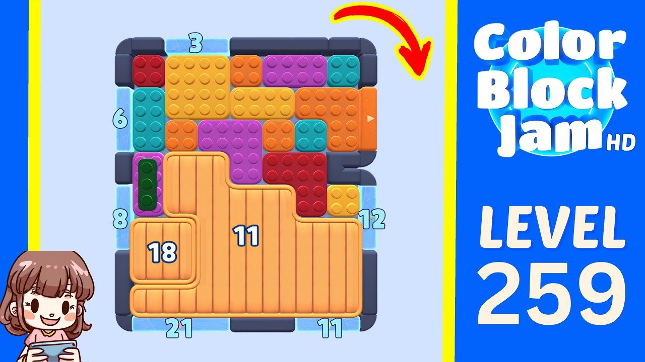 Color Block Jam Level 259 Solution Walkthrough - YouTube
