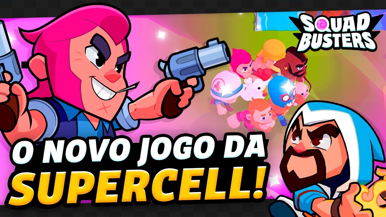 Joguei SQUAD BUSTERS o novo jogo da Supercell 