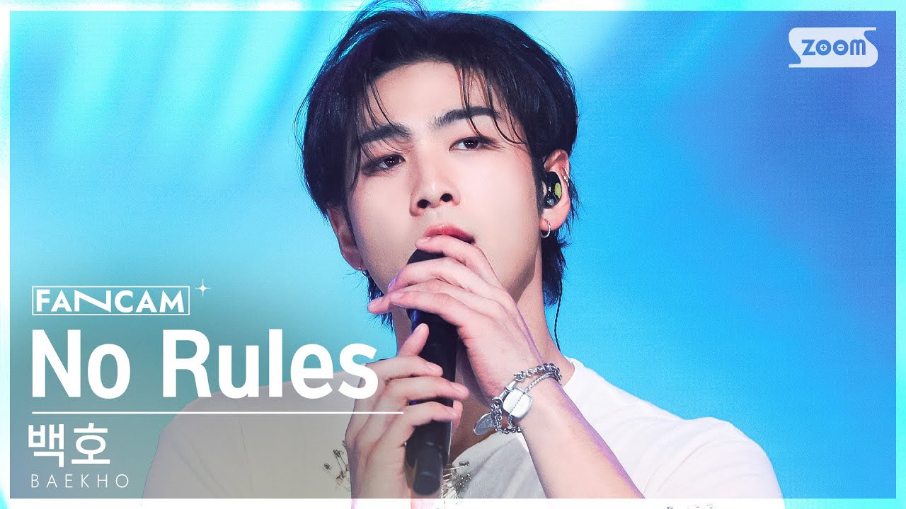 [안방1열 직캠4K] 백호 'No Rules' (BAEKHO FanCam) @SBS Inkigayo 221023