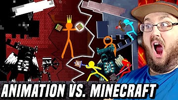 The Raid & Note Block Universe - Animation vs. Minecraft Shorts Ep. 28 & 29 REACTION!!!