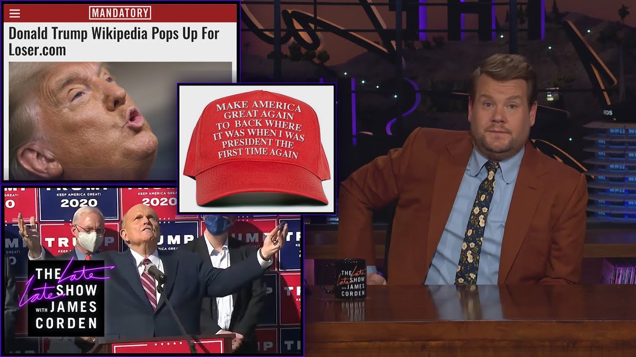 Trump Shouldn't Visit Loser.com - Corden Catch-Up