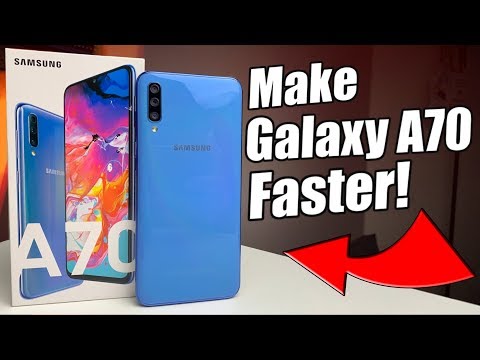 How To Make Samsung Galaxy A70 Faster!