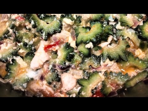 LET'S COOK BITTER GOURD WITH CHICKEN BREAST,MASARAP DIN.