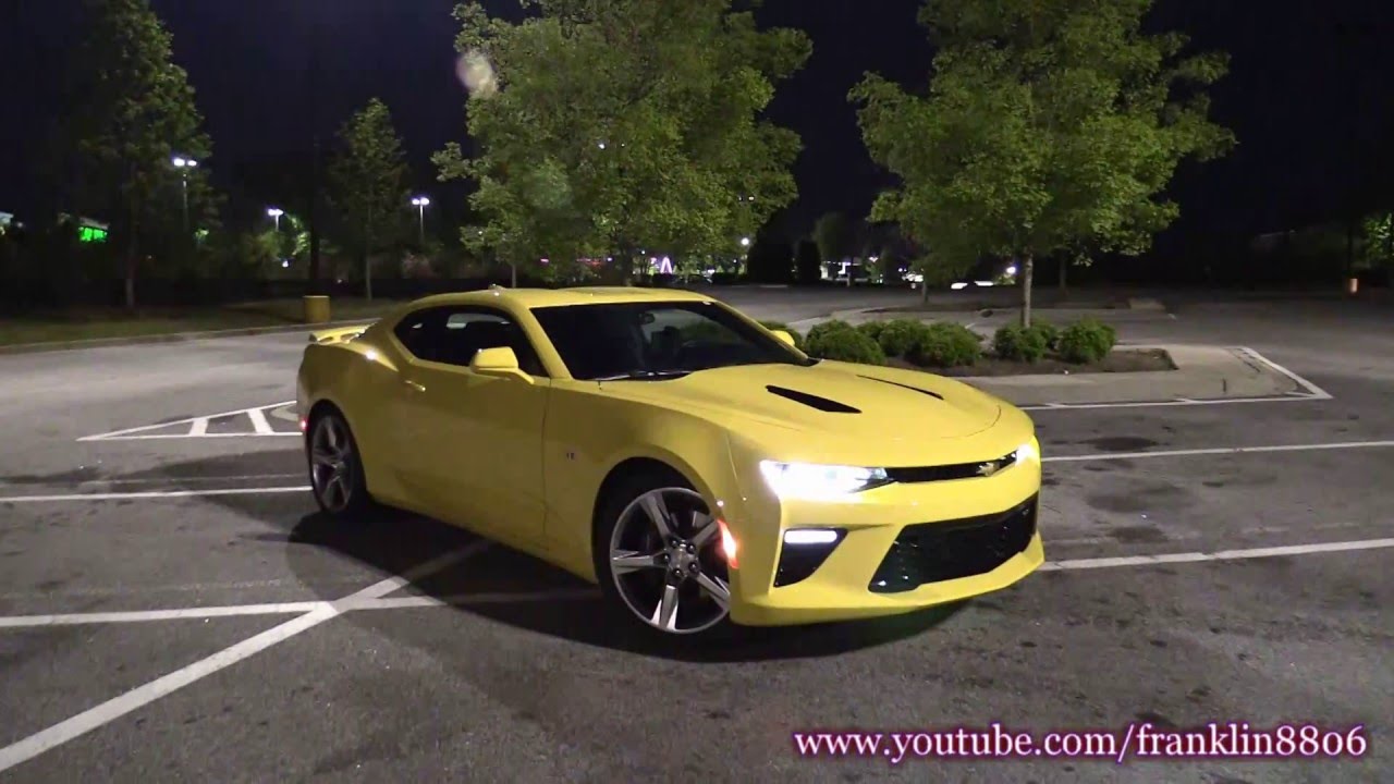 How Much Gas Does The New 2016 Camaro Ss Burn Youtube