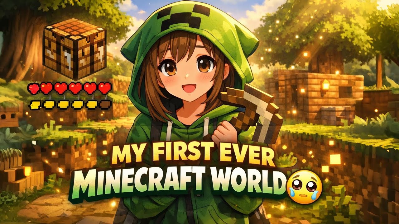 Going Back to My Very First Minecraft World… 😭 | LIVE #minecraft # ...