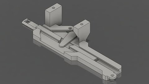 A C-track turnout, controlled with an SG90 mini servo - Creation off the holder