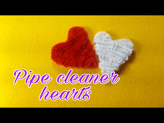 These Lovely Pipe Cleaner Hearts Are Simple For Kids To Make