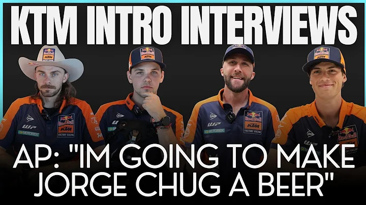 2026 KTM Team Interviews - "I'm going to make him Chug a beer!" - Aaron Plessinger on Jorge Prado