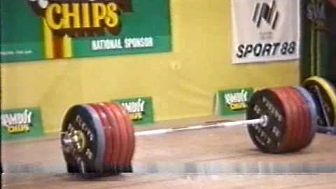 Leonid Taranenko world record 266kg clean and jerk...