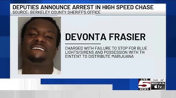 VIDEO: Berkeley Co. deputies identify man arrested after chase, crash