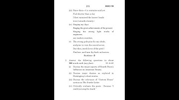 BEGC - 105  December 2022 Question Paper