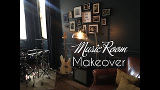 MUSIC ROOM MAKEOVER: Dramatic transformation on a budget (Plus, an easy way to hang art)