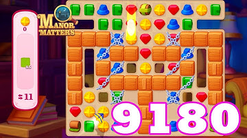 Manor Matters 9180 HD Gameplay Walkthrough 3 match puzzle game Android | IOS | GameGo Game