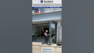 CÔNG TRÌNH NHÀ PHỐ CAO CẤP TẠI CAMPUCHIA–LẮP ĐẶT CỬA TRƯỢT QUAY 4 CÁNH EUROTECH HOÀNG GIA NẸP RỜI8.0