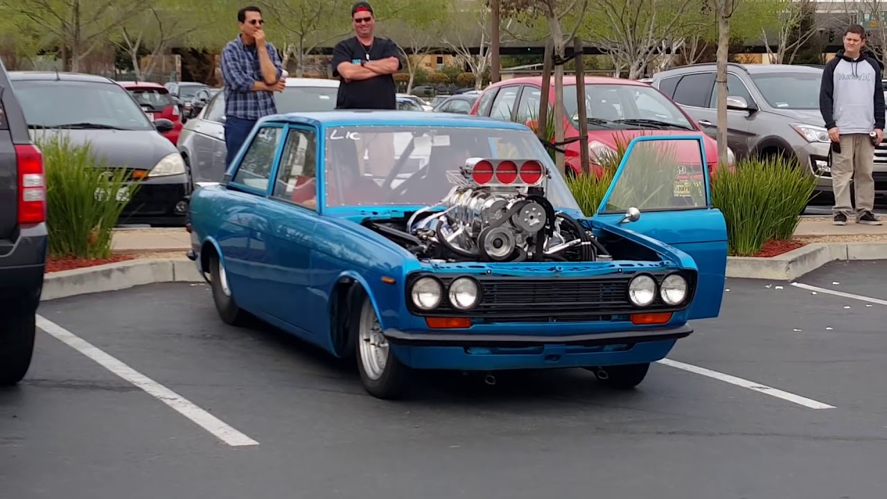 Datsun 510 drag car .. - YouTube