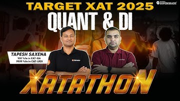 XAT 2025 QA & DI Full Day Revision - XATATHON 🎯| Quant & Data Interpretation | XAT 2025 Marathon