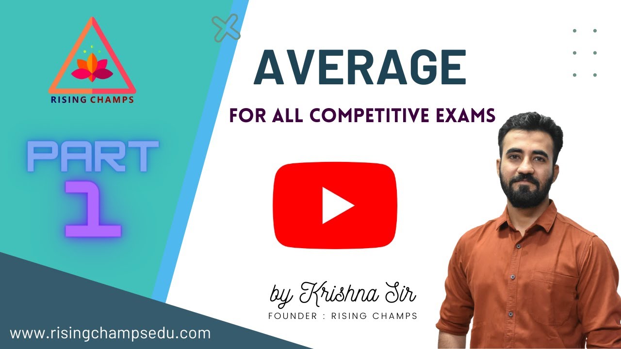 AVERAGE Part -1 | Basic and Consecutive Concept | RISING CHAMPS. - YouTube