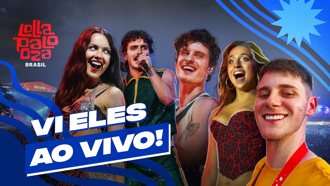 OLIVIA RODRIGO, SHAWN MENDES, BENSON BOONE e mais! 🧡 | Me EMOCIONEI MUITO no LOLLAPALOOZA 2025 (4K)