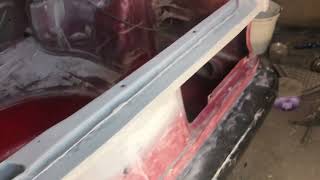 Update bmw E30 project ( rusty floor painted and replaced)
