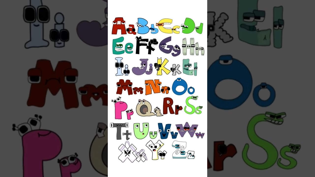 Alphabet Lore Colors 26 Capital And Lowercase Letters