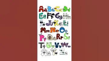 Alphabet Lore Colors 26 Capital And Lowercase Letters 