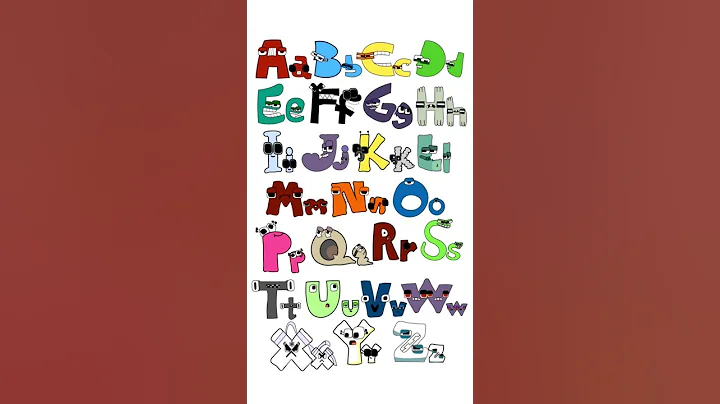 Alphabet Lore Colors -26 Capital and Lowercase Letters