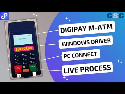 CSC New Micro ATM Driver Install in PC || CSC NEW DIGIPAY || CSC ATM WINDOW DRIVER 2022 ||  ??