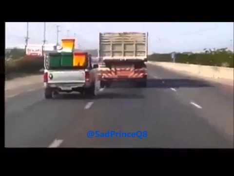 crazy truck driver