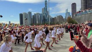 USC pep rally at Navy Pier- Chicago, October 22, 2021 - Tusk