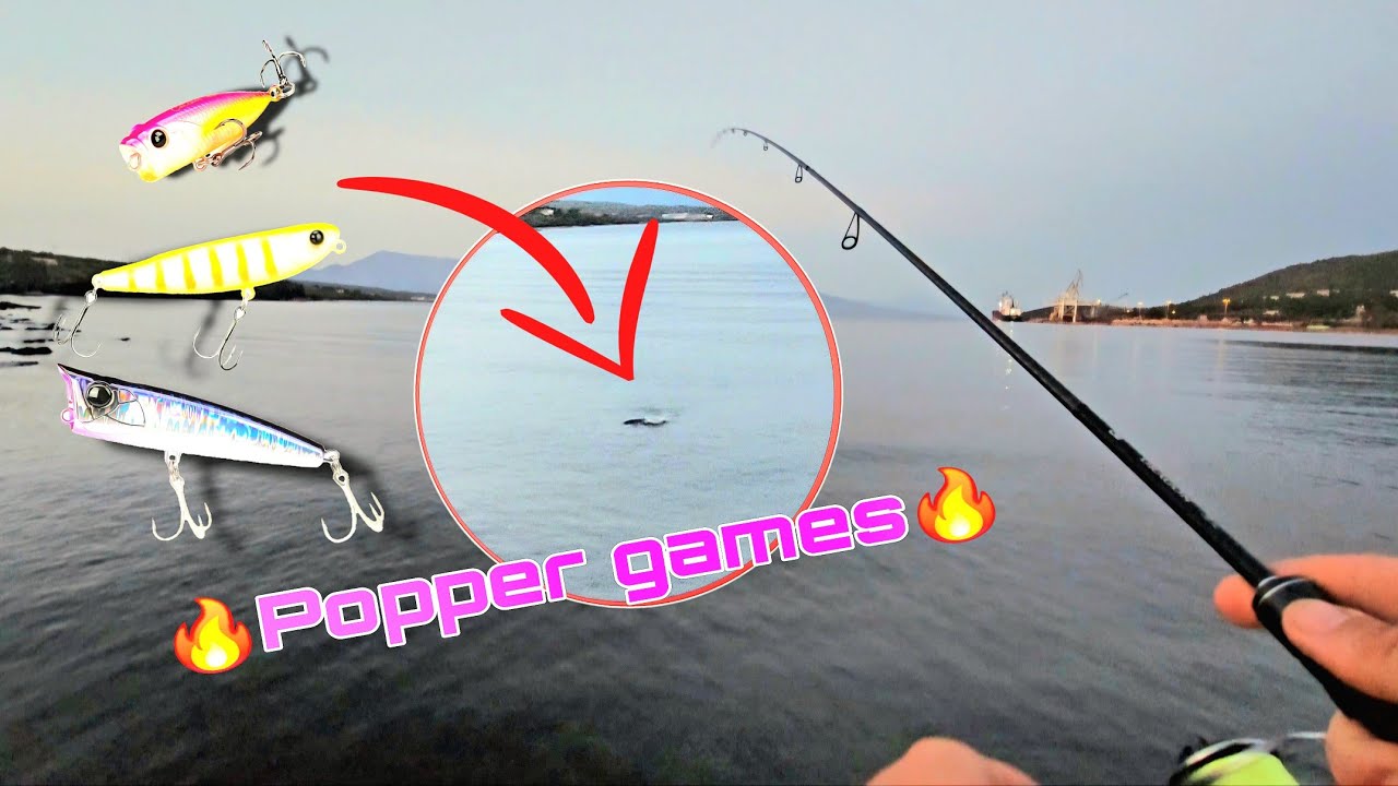 Ψάρεμα Με Τεχνητά Επιφανείας | Ξεκλείδωσε Τα Ψάρια Με POPPER ✔️✌️