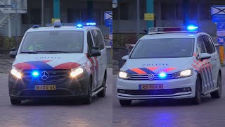 2X Prio 1 Politie Eindhoven Met Spoed Naar Ongeval Letsel Aan De Keten In Eindhoven