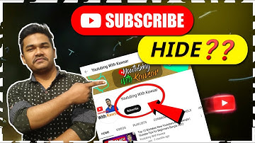 Subscribe Hide kivabe korbo | How to hide subscribers on youtube | subscriber hide kivabe korbo 2023