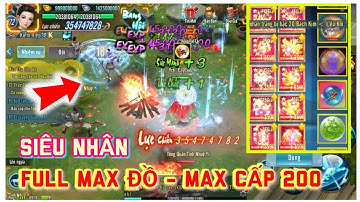 VLTK Mobile Lậu Siêu Nhân - Qúa Gê Gớm Free Full Max Đồ , 1 Sét Vũ Chúc cực Khủng - Võ Lâm Cày Cuốc