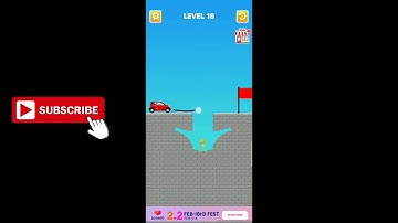 Draw Bridge Puzzle Draw Game Level 16