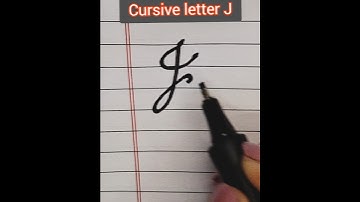 Cursive letter J#how to write cursive letter J?#calligraphy #abcd #cursiveletter # ytshorts