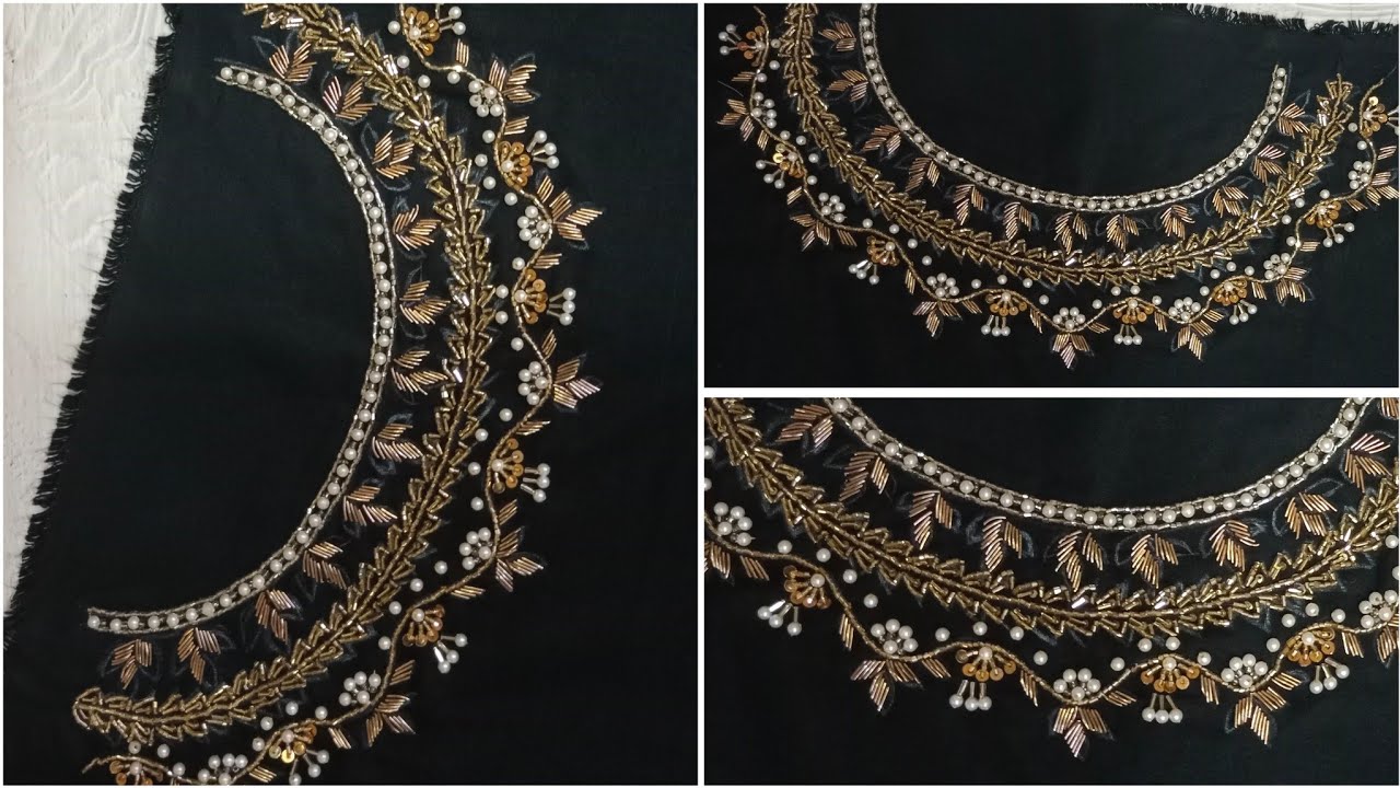 Handwork Neck Design Most Beautiful Eid Special Fancy Neck Design 😍 Handwork Design/2025-BY ...