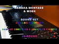 Jssound yamaha montage  modx sound set 370 presets analog highway bass  drums demo 3