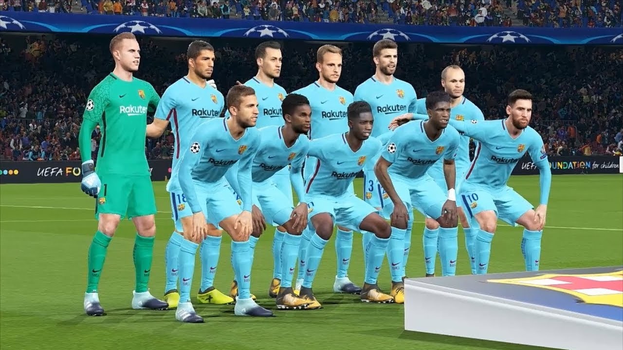 PES 2018 / Barcelona vs Chelsea / UEFA Champions League / Gameplay PC