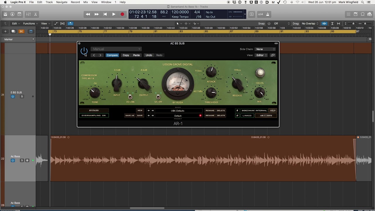 Обзор компрессора Kush AR-1 Vintage Mu